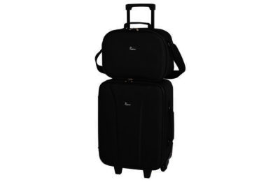 Go Explore 2 Piece Luggage Set - Black